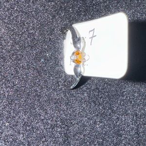 Thin Ring Colorful Rhinestone